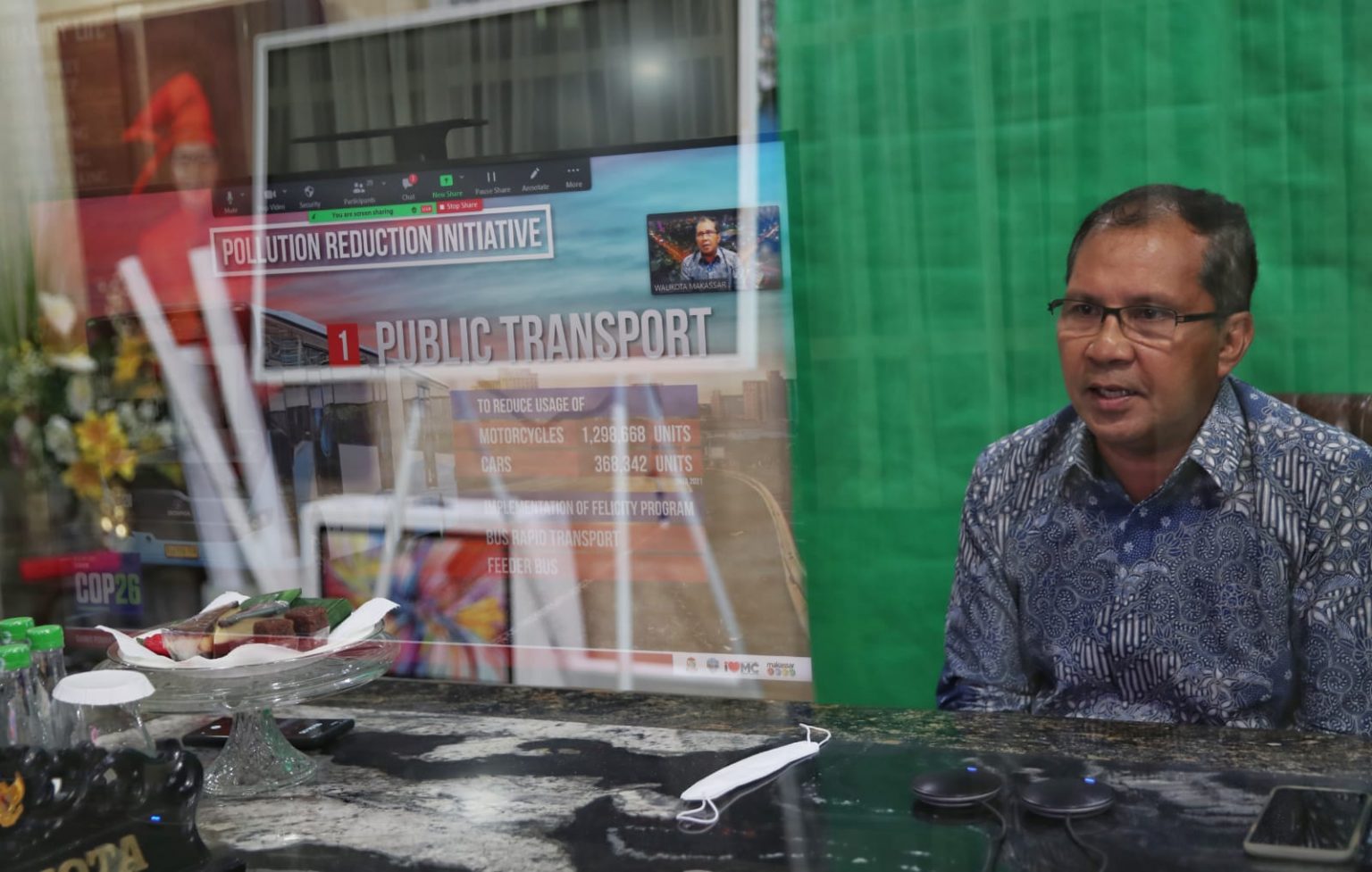 Wali kota Makassar Paparkan Program Strategis Cegah Perubahan Iklim Dunia di KTT COP 26